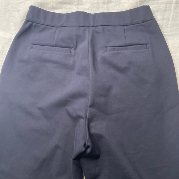Quince Ultra Stretch Ponte Trouser Pants Navy Blue Sz 6 Office Business Casual - Picture 5 of 6